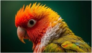 visible feather loss and pin feathers visible feather loss and pin feathers