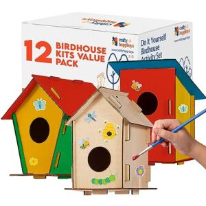 12 DIY Bird House Kits B0BXY326KN