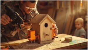 assembling the bird house safely assembling the bird house safely