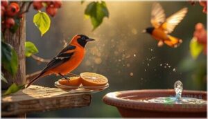 attracting orange and black birds to your backyard attracting orange and black birds to your backyard