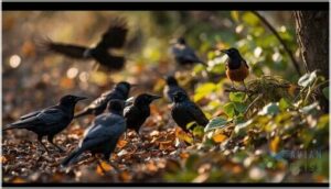 behavioral patterns of crows and blackbirds behavioral patterns of crows and blackbirds