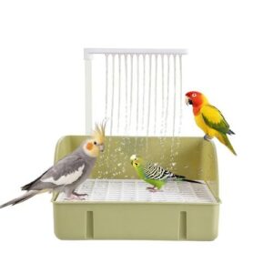 Bird Bath, Automatic Parrot Shower B0F9PXK6ZC