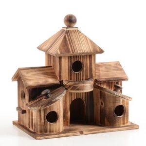 Bird House for Outside, Wooden B0BHLMHHVF