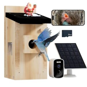 Bird House with Camera Solar B0F1MWZB7V