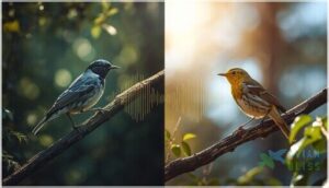 black-throated blue warbler vs. cape may warbler black-throated blue warbler vs. cape may warbler