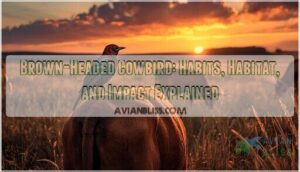 brown headed cowbird brown headed cowbird