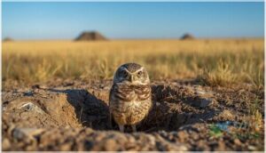 burrowing owl: unique ground-dwelling behavior burrowing owl: unique ground-dwelling behavior