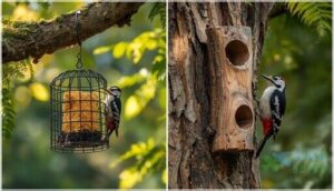 cage-style vs. log-style feeders cage-style vs. log-style feeders