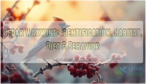 cedar waxwing cedar waxwing