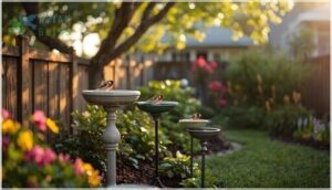 compact pedestal and stake birdbaths compact pedestal and stake birdbaths