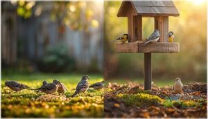 comparing ground feeding vs. feeder birds comparing ground feeding vs. feeder birds