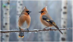 comparison with bohemian waxwing comparison with bohemian waxwing