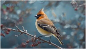 crest, mask, and tail features crest, mask, and tail features