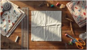 cutting and preparing fabric pieces cutting and preparing fabric pieces