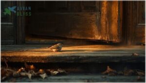 dead bird on doorstep, driveway, or porch dead bird on doorstep, driveway, or porch