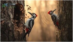 distinctive calls and drumming distinctive calls and drumming