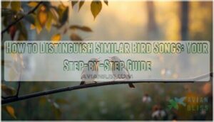 distinguish similar bird songs distinguish similar bird songs