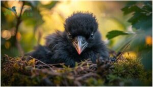 distinguishing features of baby crows distinguishing features of baby crows
