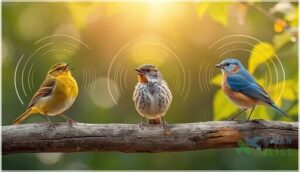 distinguishing songs and calls distinguishing songs and calls