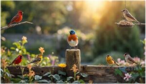 eastern bluebird and other common species eastern bluebird and other common species