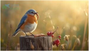 female bluebird diet and feeding female bluebird diet and feeding