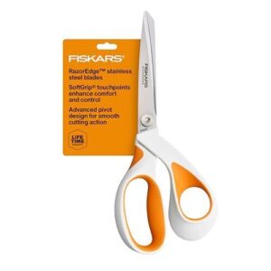 Fiskars RazorEdge Fabric Scissors, Heavy B0DG4VVPKZ