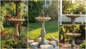 freestanding, hanging, deck-mounted, and ground styles freestanding, hanging, deck-mounted, and ground styles