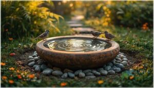 ground-level baths for natural appeal ground-level baths for natural appeal