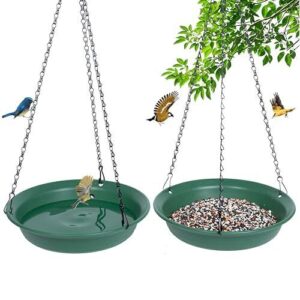 Hanging Bird Feeder & Bath B0DNX91T4Y