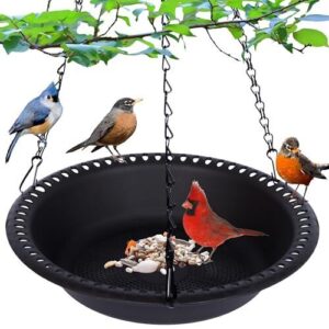 Hanging Bird Feeder Tray 10inch B0DN1DFM76