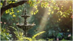 hanging waterfall bird baths hanging waterfall bird baths
