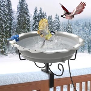 Heated Bird Baths for Outdoors, B0FLPNQ28K