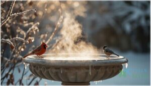 heated birdbaths for easier winter care heated birdbaths for easier winter care