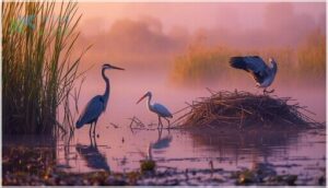 herons, ibises, and storks herons, ibises, and storks