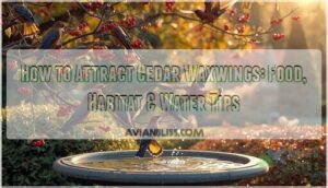 how to attract cedar waxwings how to attract cedar waxwings