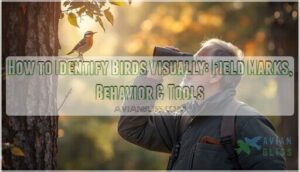 how to identify birds visually