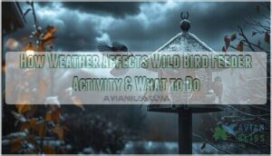 how weather affects wild bird feeder activity how weather affects wild bird feeder activity