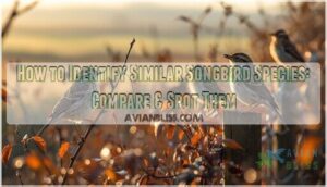 identify similar songbird species identify similar songbird species