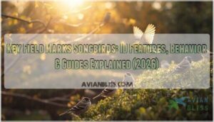 key field marks songbirds