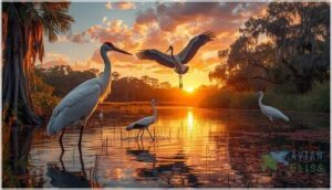 large cranes and storks in florida large cranes and storks in florida