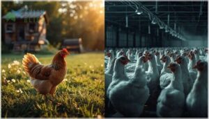 lifespan differences: backyard vs. commercial chickens lifespan differences: backyard vs. commercial chickens