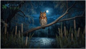 long-eared owl long-eared owl