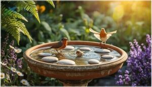 make a deep birdbath safer make a deep birdbath safer