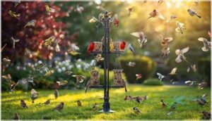 maximizing bird visits to your feeder pole maximizing bird visits to your feeder pole