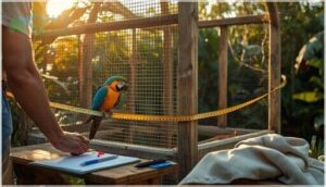 measuring your aviary for a proper cover measuring your aviary for a proper cover