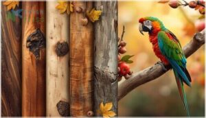 natural hardwoods (maple, oak, manzanita, apple) natural hardwoods (maple, oak, manzanita, apple)