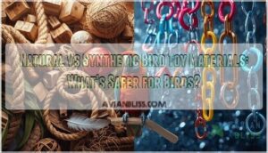 natural vs synthetic materials in bird toys natural vs synthetic materials in bird toys
