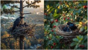 nesting and breeding habits of crows and blackbirds nesting and breeding habits of crows and blackbirds