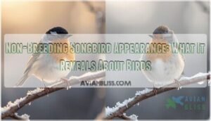 non breeding songbird appearance