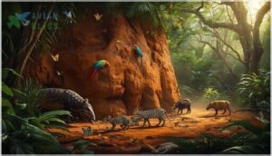 other wildlife at clay licks other wildlife at clay licks